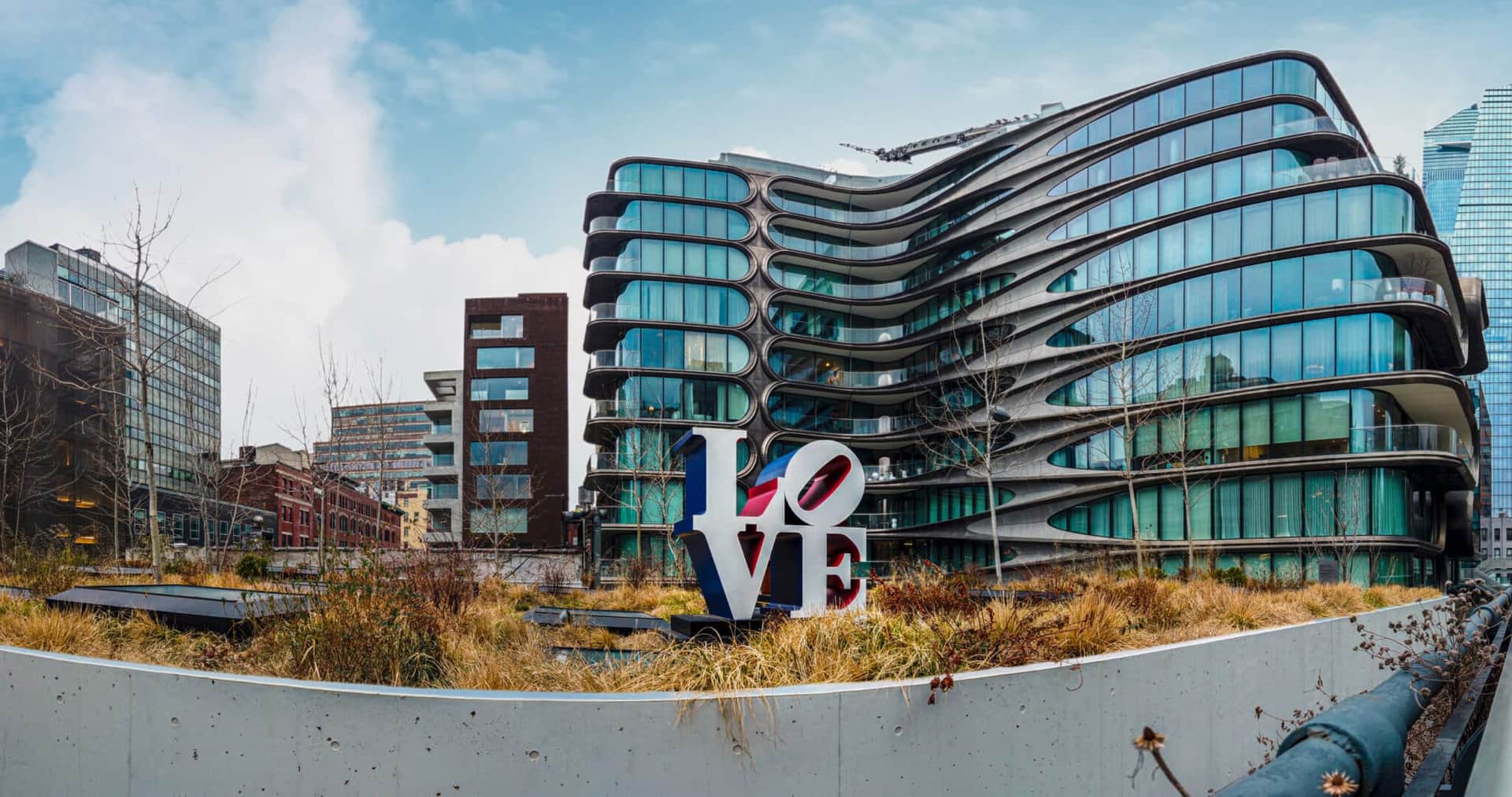 Panorama Zaha Hadid High Line New York