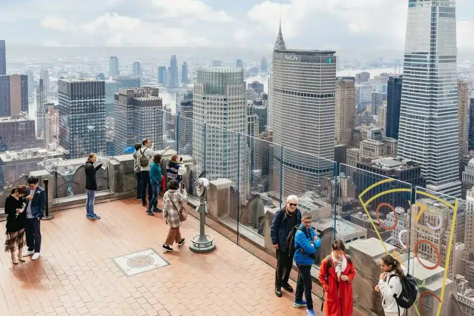 Top of the Rock au Rockefeller Center : le premier rooftop de New York