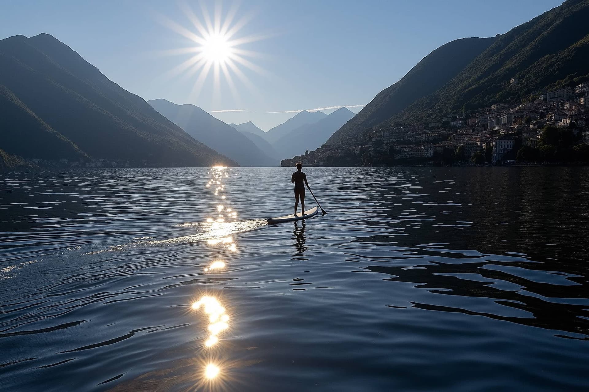 Faire du Paddle au Lac de Côme : Une Aventure Inoubliable sur les Eaux Cristallines — Italie, guide de voyage Âme Bohème