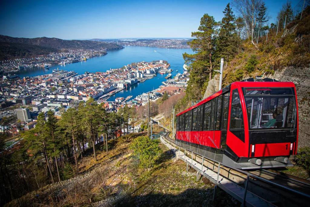 Le téléphérique de Floibanen à Bergen