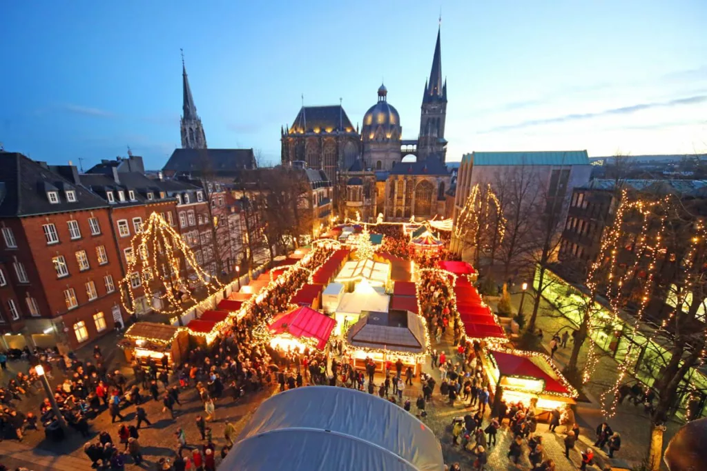 Le marché de Noël d'Aix-La-Chapelle en Allemagne