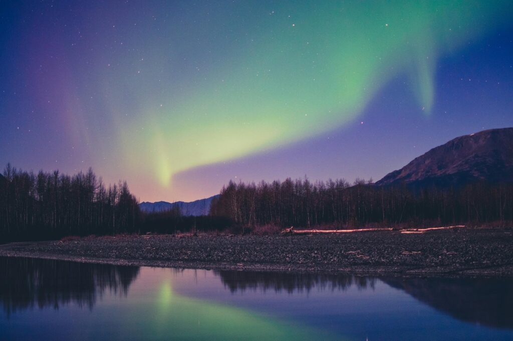 Les aurores boréales d'Alaska