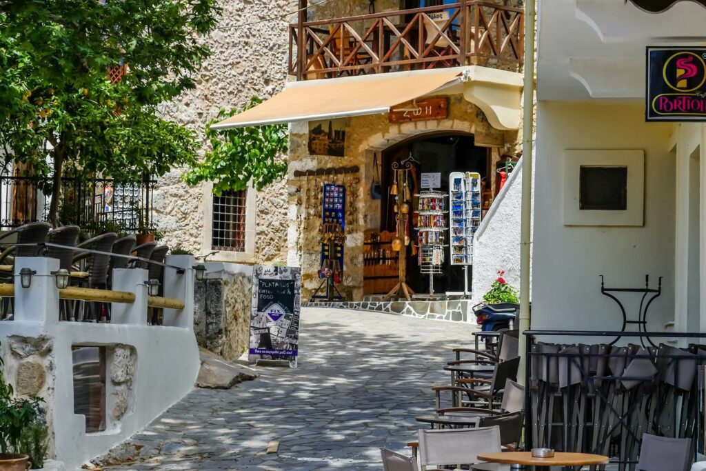 Le vieux village de Spili, en plein cœur de la Crète