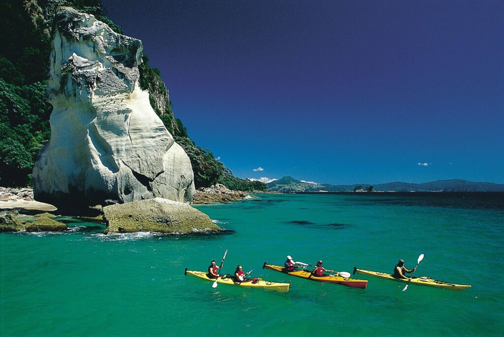 Faire du kayak dans les eaux de Coromandel