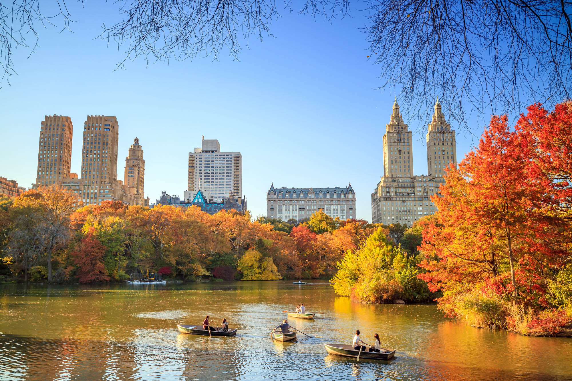 Louez une barque pour une activité romantique à Central Park