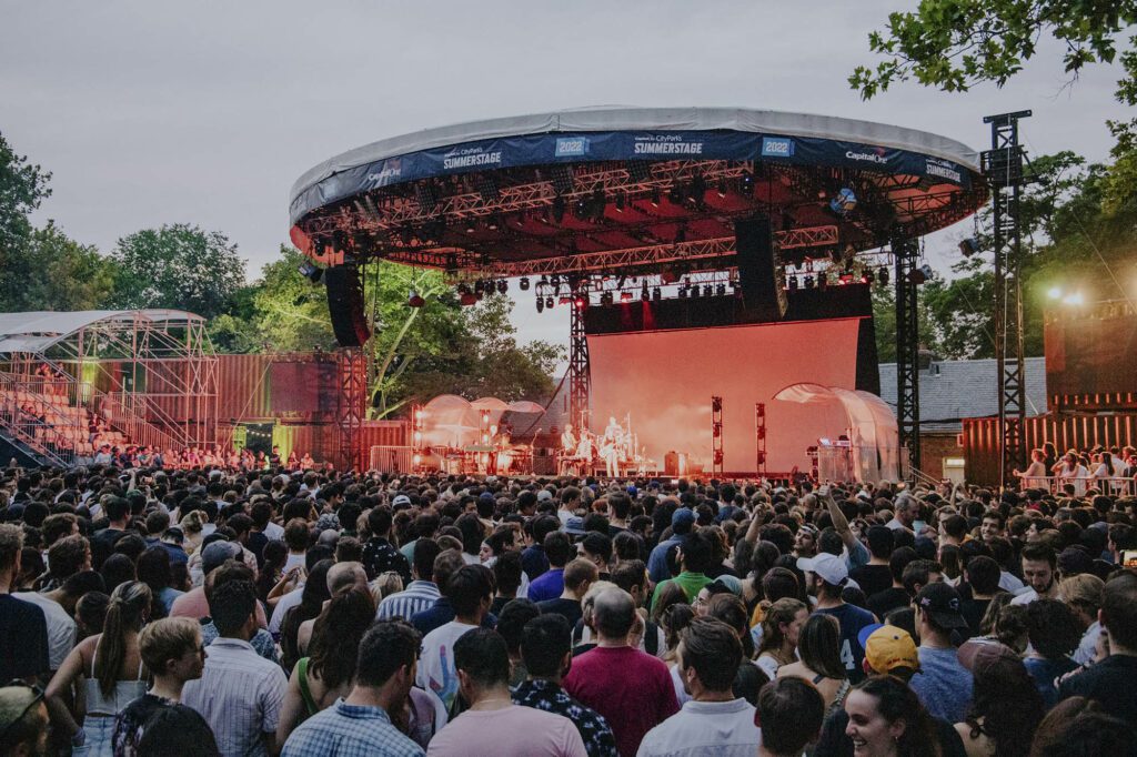 Le SummerStage festival, dans Central Park