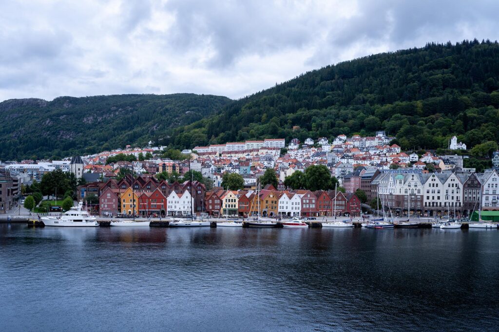 Une vue imprenable sur le port et Bryggen depuis l'hôtel