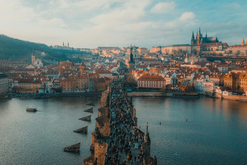 La magnifique ville de Prague, au cœur de l'Europe