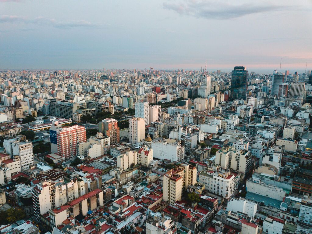 La grande ville de Buenos Aires, en Argentine