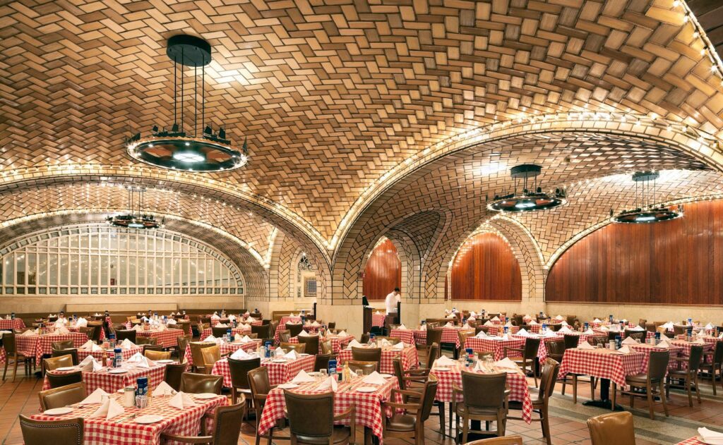 L'incroyable salle du Grand Central Oyster Bar & Restaurant