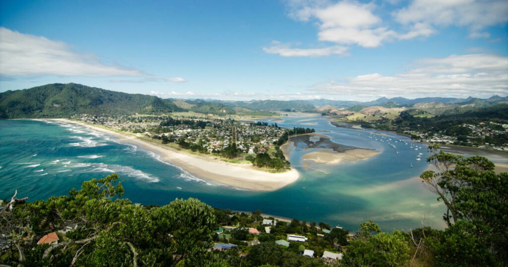 Le surprenant Mont Paku, à quelques minutes de route d'Hot Water Beach