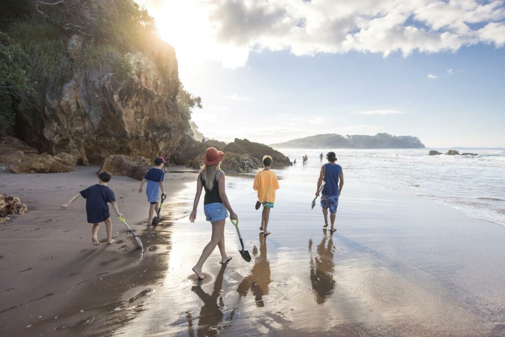 Hot Water Beach, un symbole de la Nouvelle-Zélande