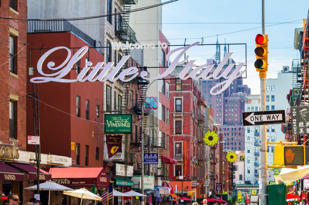 Découvrez le mythique quartier de Little Italy, sur Manhattan