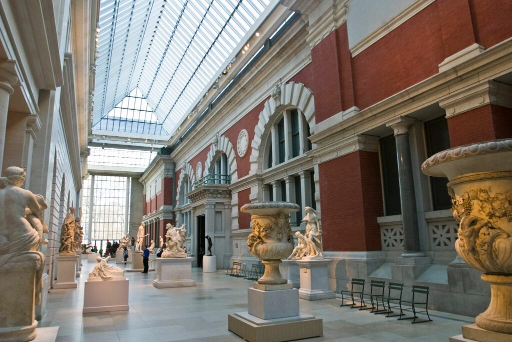 La salle des sculptures et peintures européennes