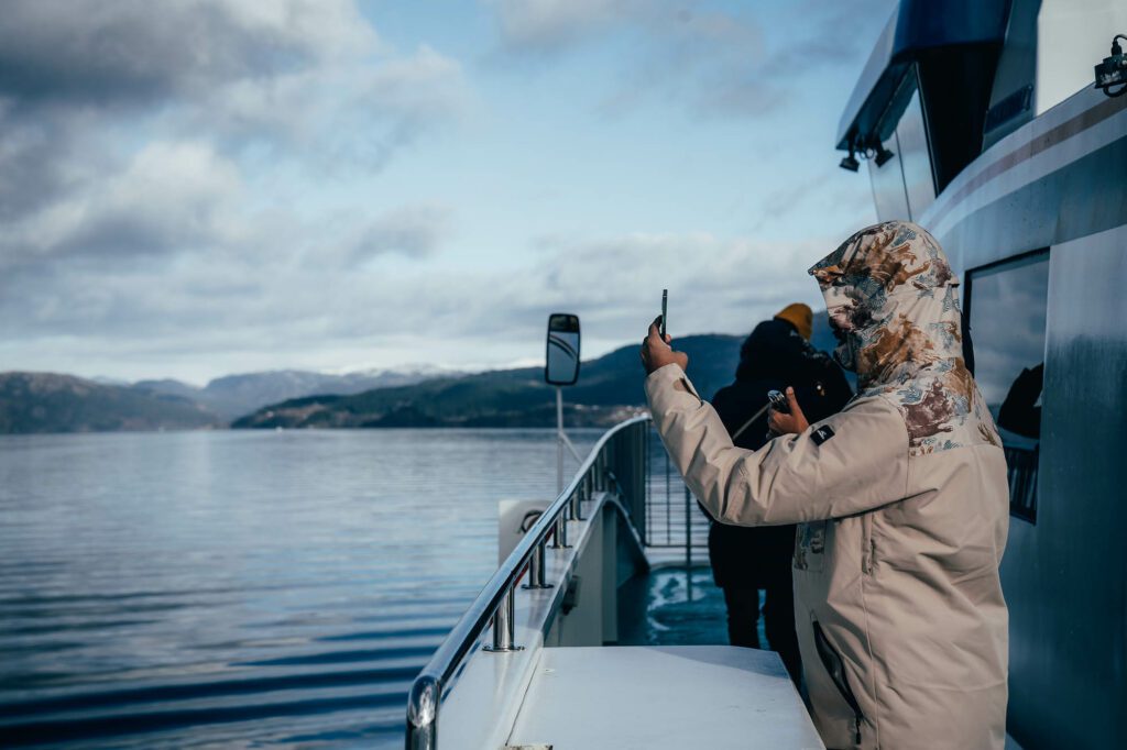 La croisière de Bergen à Mostraumen est dense