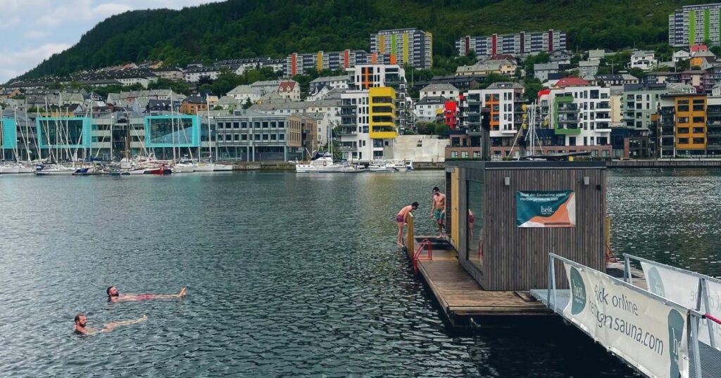 Le meilleur moment : la baignade dans le fjord