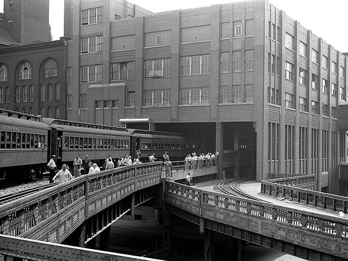 La High Line alors qu'elle était encore un chemin de fer