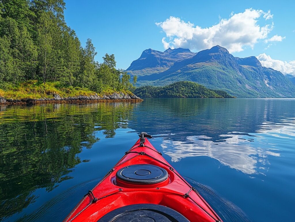 Faites un tour en kayak à Oygarden près de Bergen