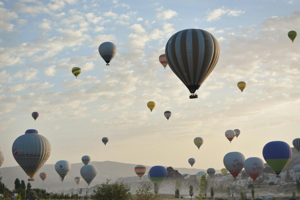 Les mythiques scènes aériennes de la Cappadoce