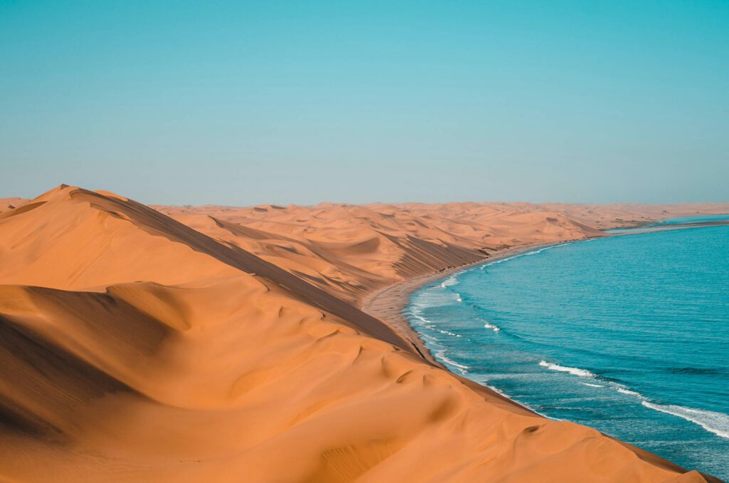 Les magnifiques dunes de la Namibie