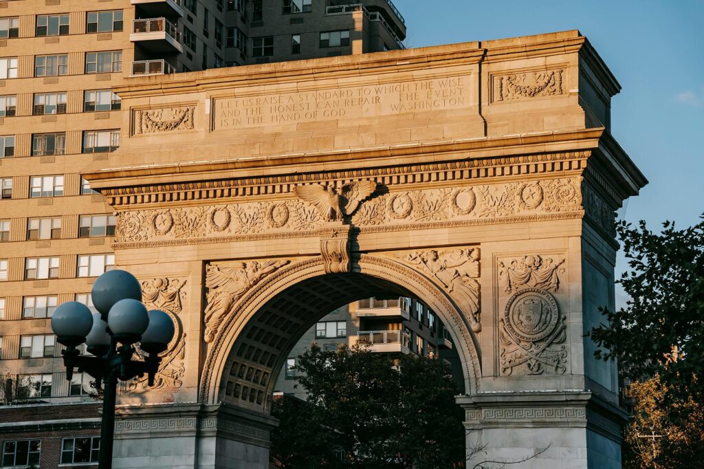 L'arche emblématique du Washington Square Park