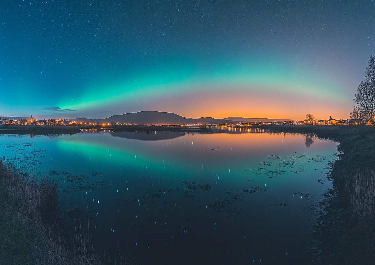 C'est possible de voir des aurores boréales au dessus de Reykjavik