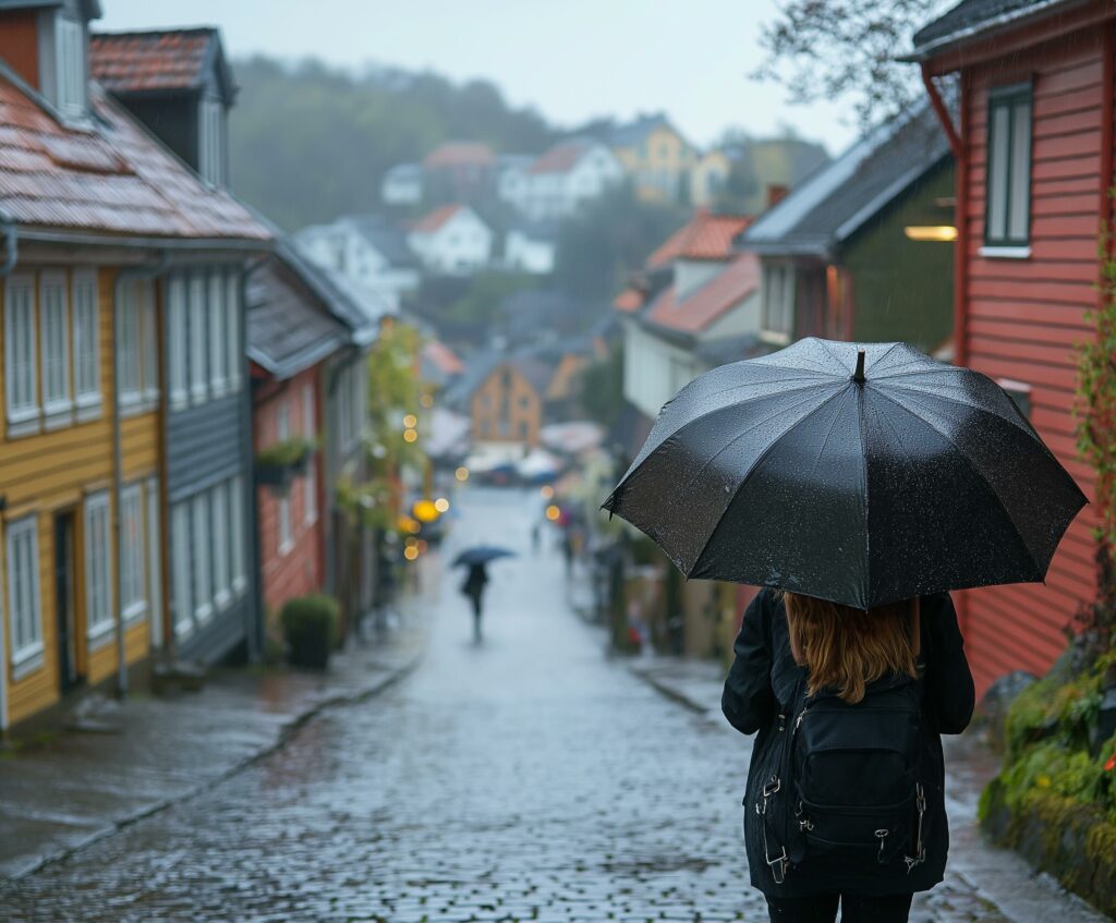 Comment s'arranger avec la pluie à Bergen?