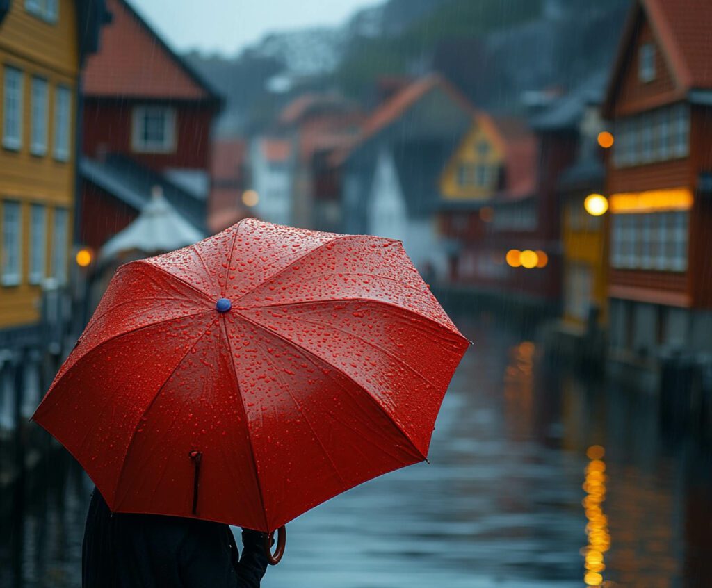 Comment faire au mieux avec la pluie à Bergen ?