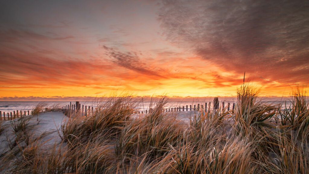 Les superbes plages de Jersey Shore en hors-saison