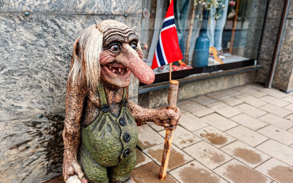 Trolls can be found absolutely everywhere in Norway