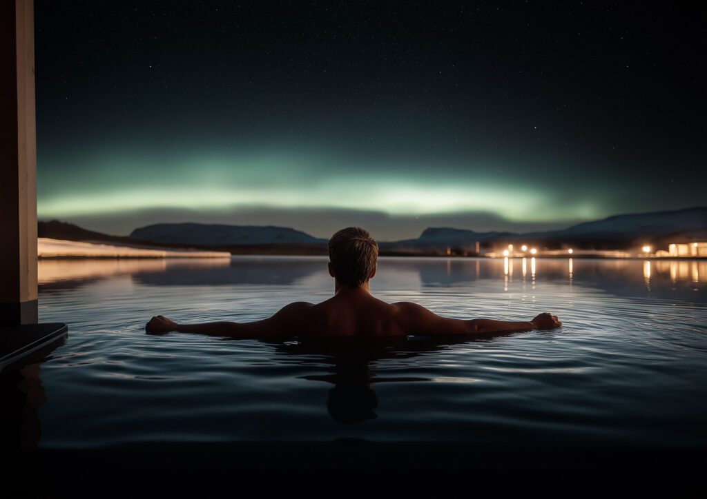 Les meilleurs spas pour voir les aurores boréales en Islande