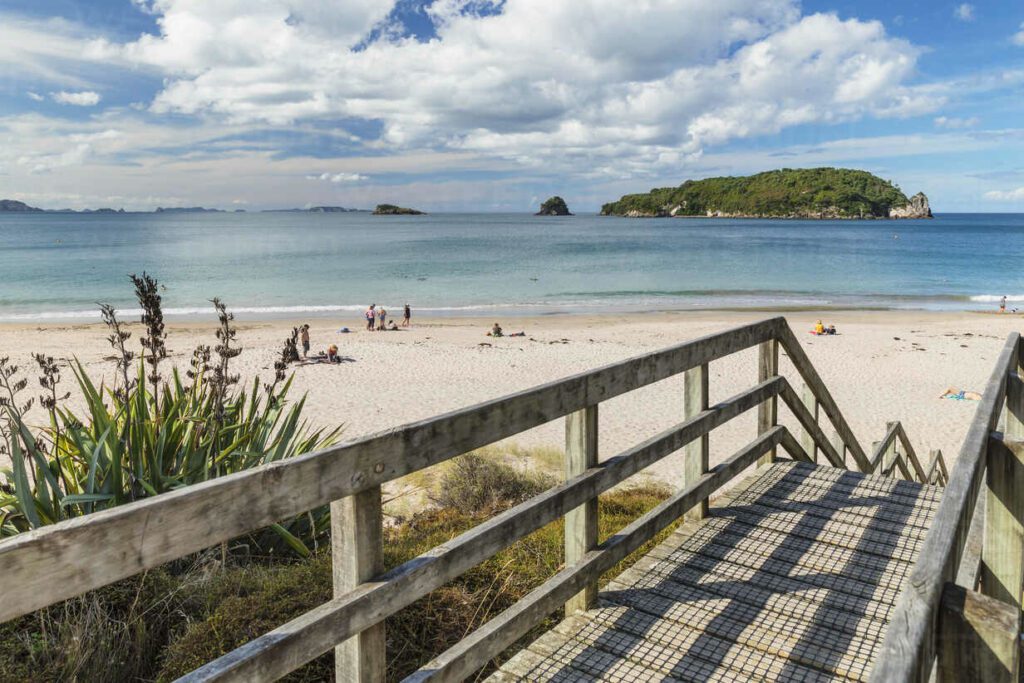 Hahei Beach, une superbe plage de Coromandel