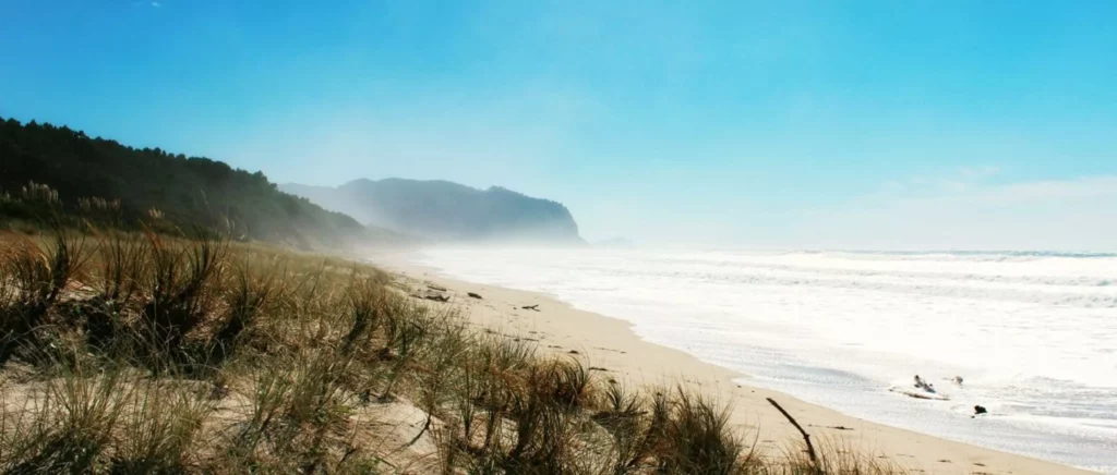 Opoutere Beach, sans doute l'une de mes préférés en Nouvelle-Zélande