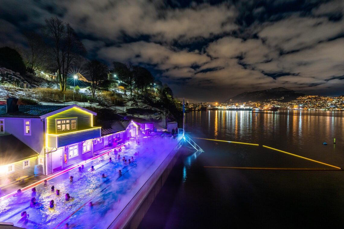 Se baigner à Nordnes Sjobad, à Bergen