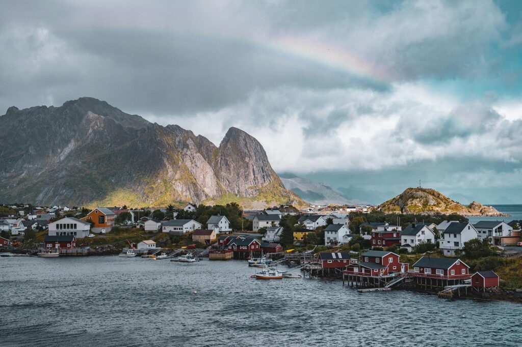 Les rorbuer traditionnel des Lofoten