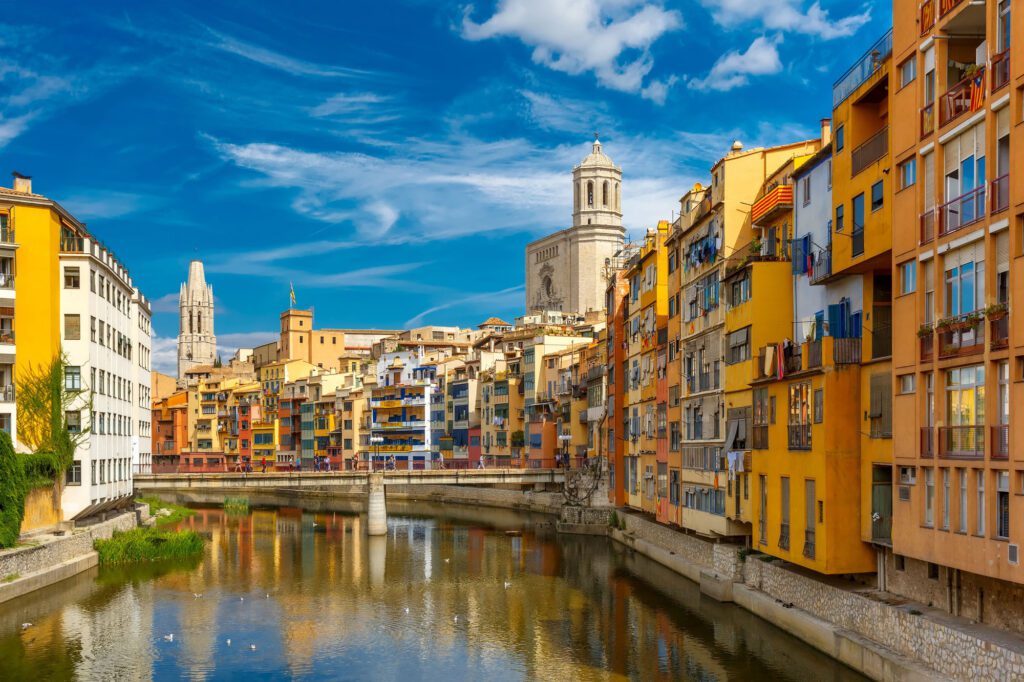 La ville de Girona en Espagne