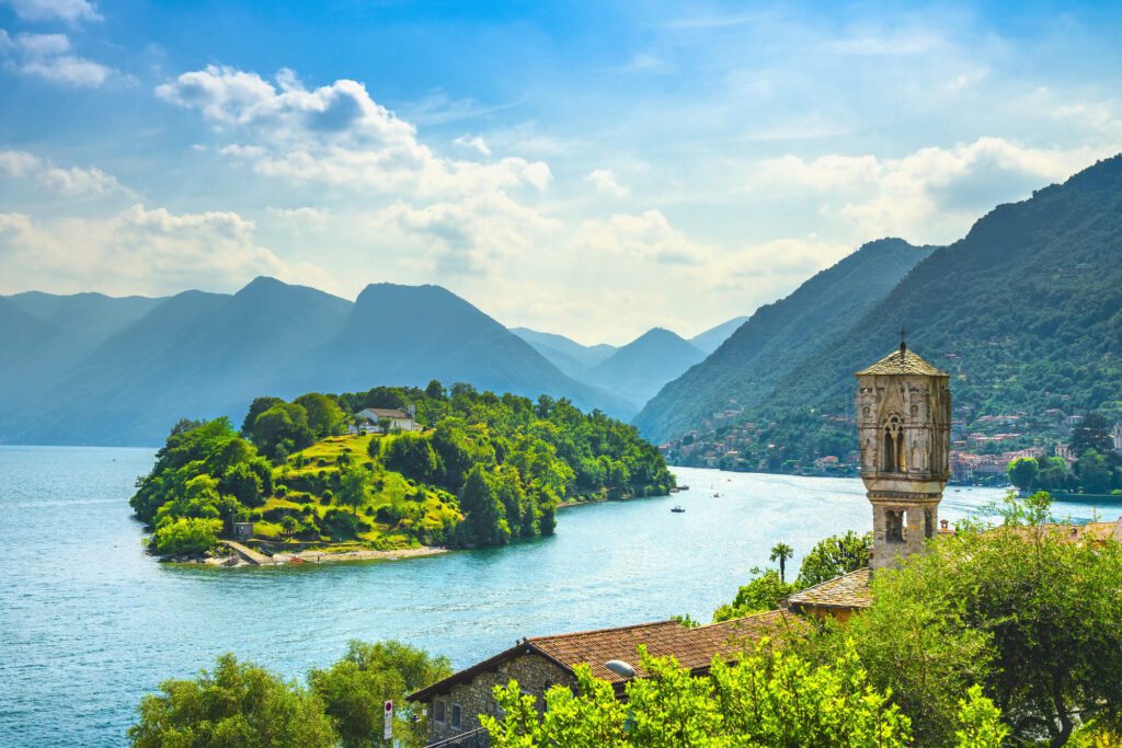 Le lac de Côme au printemps